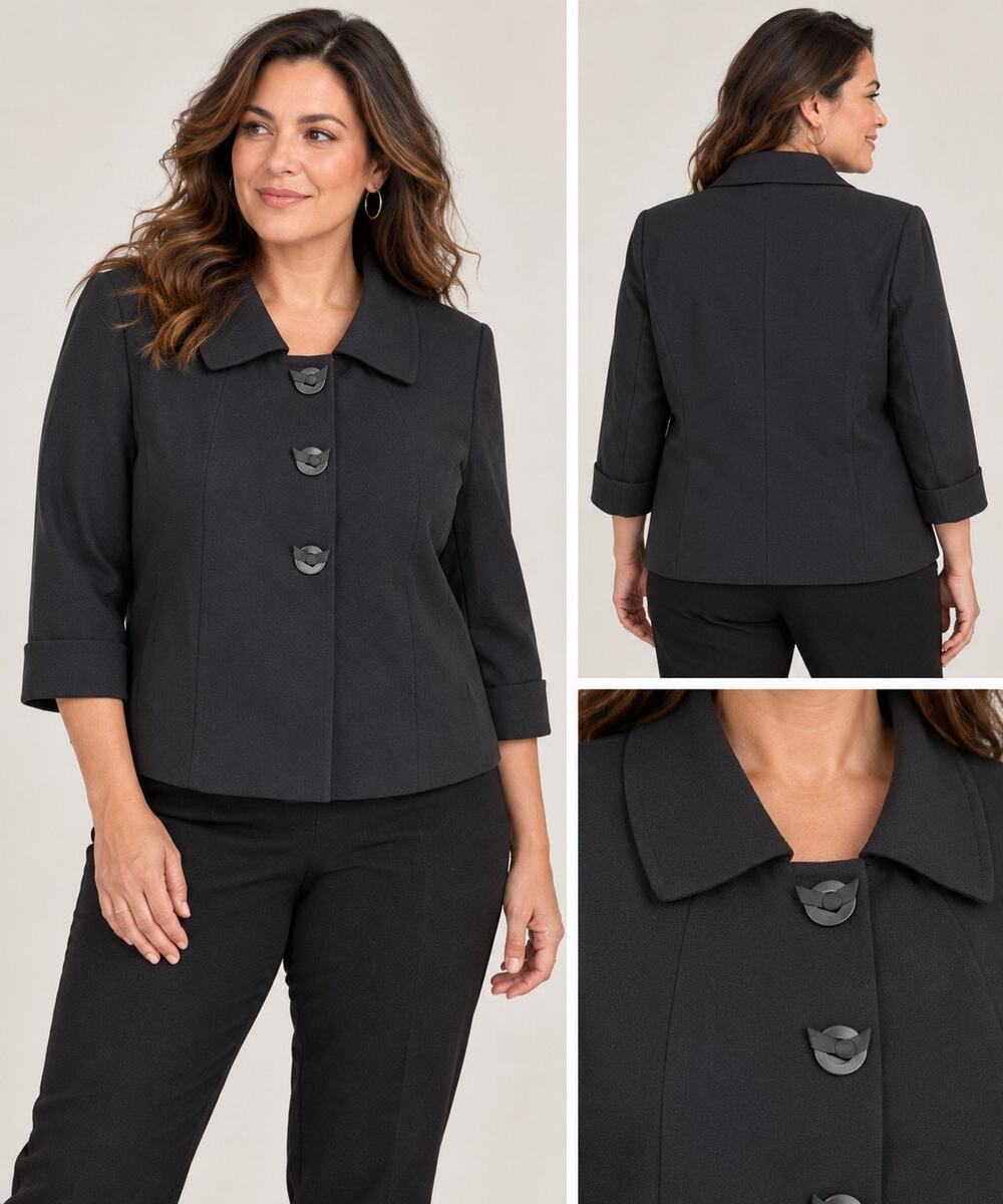 Tahari ASL Women’s Size 18 Black Structured Blazer Jacket
Career Workwear